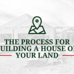 process for building a house on your own land